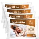 Ver imagem 1 de Kit 04 Travesseiros de Fibra siliconizada Percal Casa Dona 50x70cm Branco