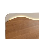 Ver imagem 5 de Painel para Tv até 86 Polegadas Lumiere 3 Gavetas com Led Cinamomo/off White - Artely Móveis