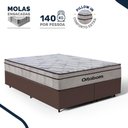 Ver imagem 2 de Cama Box com Colchão Ortobom de Molas Ensacadas Pillow In Pro Vida Queen 158cm