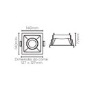 Ver imagem 4 de Spot Embutir Par30 Branco Direcionavel Stella Sth8925Br