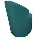 Ver imagem 3 de Poltrona Laura com Almofada Suede Azul Turquesa - Dominic Decor Dominic Decpr