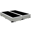 Ver imagem 1 de Base Box Blindado Casal Bipartido Extremo Reforçado Homequeen Sintético Branco 40x138x188