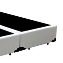 Ver imagem 3 de Base Box Blindado Casal Bipartido Extremo Reforçado Homequeen Sintético Branco 40x138x188