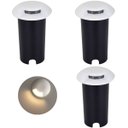 Ver imagem 1 de 3 Balizador Spot Embutir 1 Facho Led Redondo 1w Escada Acl27