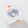 Spot LED 7W Quadrado Embutir Branco Quente para Sanca e Gesso U Única Unica - 1