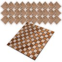Ver imagem 5 de Pastilha de Vidro Adesiva Kit 30 Uni Parede Banheiro Cozinha Sala Decorativa Fácil Aplicacao Moderna