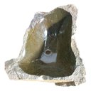 Ver mais imagens de Cuba Pia Lavabo Sobrepor de Pedra Sabao Rústica com Verniz