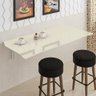Mesa de Parede Dobrável 68x46cm - Cor Off White IDES Mesa Dobrável de Parede - 2