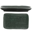 Ver imagem 3 de 24 Pratos Retangulares Cerâmica Porto Brasil 14x18cm Verdes Travessas para Restaurantes Sushi