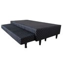 Ver imagem 1 de Cama Box Solteiro com Auxiliar Semi Ortopedica Poliester:preto