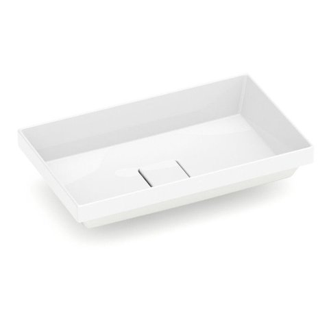 Cuba de Sobrepor 500x300 sem Mesa Terra T17 Branco Roca Cód. A327B3D000