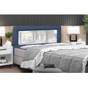 Ver imagem 3 de Cabeceira Espelhada 195cm King Azul