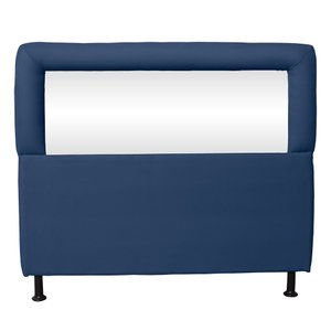 Cabeceira Espelhada 195cm King Azul