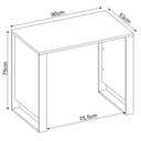 Ver imagem 3 de Mesa Para Computador Office Morada D02 Branco - Mpozenato
