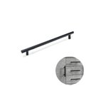 Ver imagem 1 de Puxador para Portas e Gavetas 256 mm x Ø12 mm Preto 4 Peças