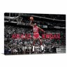 Quadro decorativo Michael Jordan Enterrando com Tela em Teci - 1