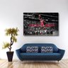 Quadro decorativo Michael Jordan Enterrando com Tela em Teci - 2