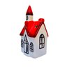 Casinha Natalina com Led Branco e Vermelho - 15cm - 2