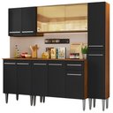 Ver imagem 1 de Cozinha Completa Emilly West Balcão e Armário Aéreo Madesa