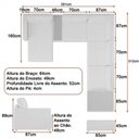 Ver imagem 2 de Sofá de Canto France 6 Lugares Modulado 291cm a 312cm Off White Sallar Home
