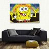 Quadro Infantil Bob Esponja decorativo Tela em Tecido - 2