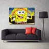 Quadro Infantil Bob Esponja decorativo Tela em Tecido - 3