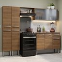 Ver imagem 1 de Armário de Cozinha Completa 229cm Rustic Emilly Madesa 05