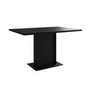 Ver imagem 3 de Mesa Jantar Londres Retangular Preta 137x90cm 6 Cadeiras Estofadas Verde Ferro Preto