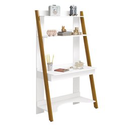 Estante Escrivaninha Reller Simba Branco Fosco - 2