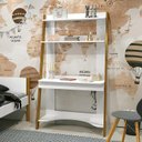 Ver imagem 1 de Estante Escrivaninha Reller Simba Branco Fosco