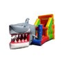 Tobogã Inflável Tubarão 7,80m x 3m X 4,8M + Motor 1,5HP - 1