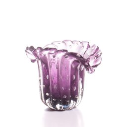 Vaso Murano Leque Ametista - 1