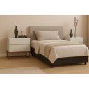 Ver imagem 1 de Kit 2 Mesas P/ Cabeceira 60cm Industrial Base Cobre: Off White