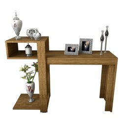 Aparador Buffet Escrivaninha Sena 3 em 1 - 135x92cm Canela - 2