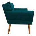 Ver imagem 3 de Poltrona Decorativa Anitta Suede - D'Rossi - Azul Pavão