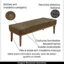 Ver imagem 3 de Recamier Decorativo 160cm Kors Suede Pés de Madeira Caramelo - Gran Belo