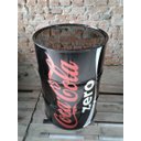 Ver imagem 2 de Tambor decorativo Coca Cola Zero 200L preto