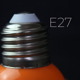Lâmpada Led 3w Bolinha Âmbar Laranja E27 Irc 80 Ang 160º Fp >0.5 110v Marca Hitec - 5