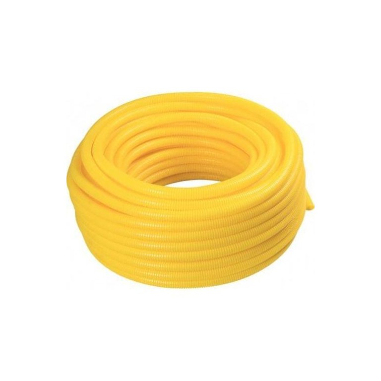 Eletroduto Corrugado Amarelo 3/4 25mm C/50M Tramontina
