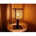 Ver imagem 2 de Abajur Rustico Artesanal Cúpula 20cm Diâmetro Sala Quarto Decoração