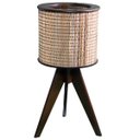 Ver imagem 2 de Abajur Tripé Mesa Sala Quarto Decoração Rustica Luminária