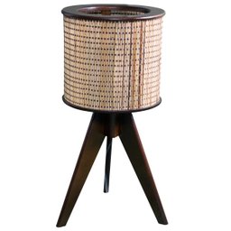 Abajur Tripé Mesa Sala Quarto Decoração Rustica Luminária - 2