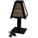 Ver imagem 3 de Abajur Rustico Cúpula Triangulo Sala Quarto Iluminação