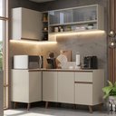 Ver imagem 1 de Armário de Cozinha Completa de Canto 265cm Nice Madesa