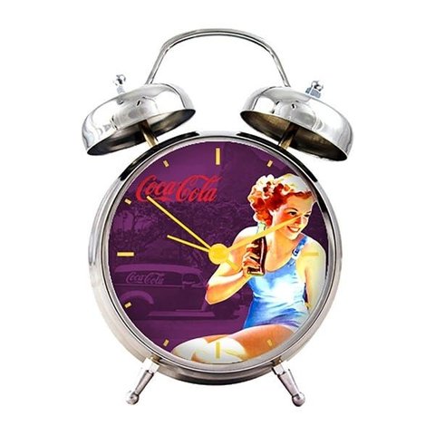 Relógio de Mesa Coca-cola Pin Up Brown Lady - Urban 71025090