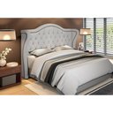 Ver imagem 4 de Cabeceira para Cama Box Casal 160cm Dorian Linho Cinza - Sallar Home