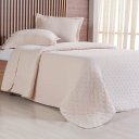 Ver imagem 1 de Kit Colcha King Miraggio New Soft 260x280cm Pêssego Claro
