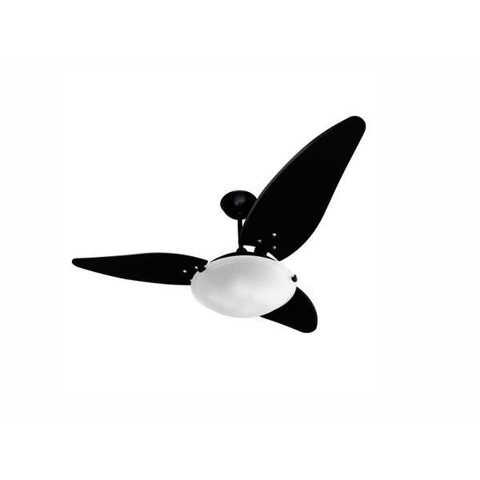 Ventilador de Teto Venti-Delta Magnes Preto 3 Velocidades 130W - 220V