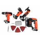 Ver imagem 1 de Jogo de Ferramentas 4 em 1 Black+decker Bdck502c1-b3 a Bateria 12vbdck502c1-b3
