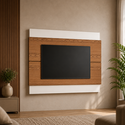 Painel para TV até 60 Polegadas Classic 1,80m Imcal Sala de Estar Moderno